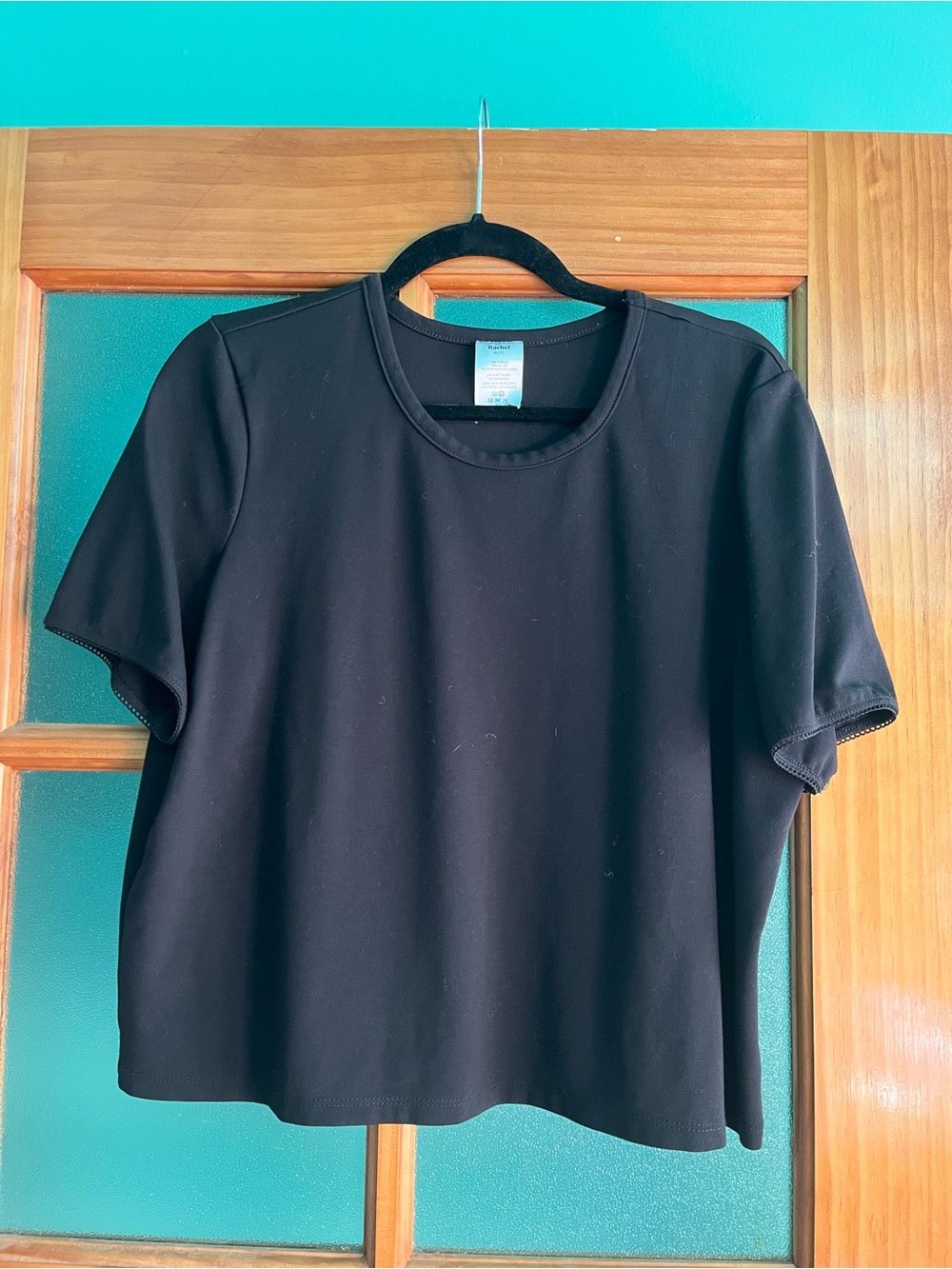 Rachel Black Short Sleeve Crewneck Tee